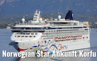Norwegian Star Ankunft Korfu 24.07.2018