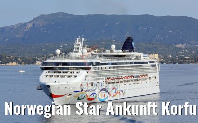 Norwegian Star Ankunft Korfu 24.07.2018