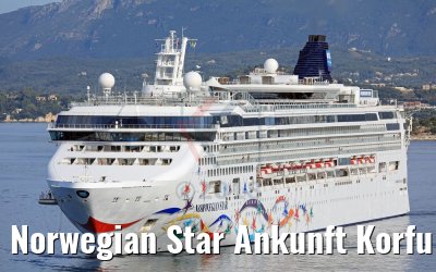 Norwegian Star Ankunft Korfu 24.07.2018