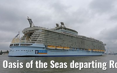 Oasis of the Seas departing Rotterdam 14.10.2014