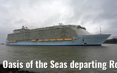 Oasis of the Seas departing Rotterdam 14.10.2014