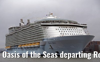 Oasis of the Seas departing Rotterdam 14.10.2014