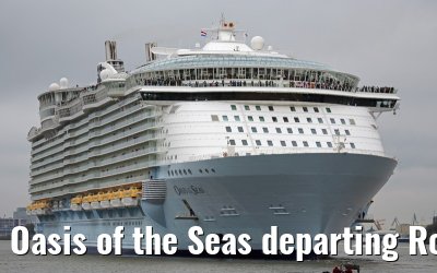 Oasis of the Seas departing Rotterdam 14.10.2014