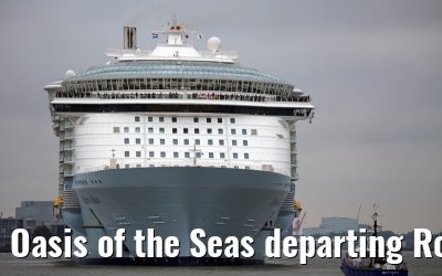 Oasis of the Seas departing Rotterdam 14.10.2014