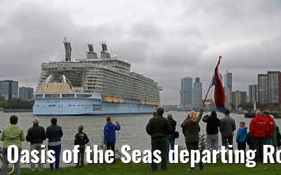 Oasis of the Seas departing Rotterdam 14.10.2014
