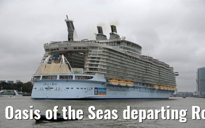 Oasis of the Seas departing Rotterdam 14.10.2014