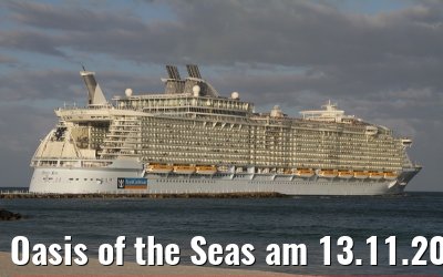 Oasis of the Seas am 13.11.2010 auslaufend Fort Lauderdale