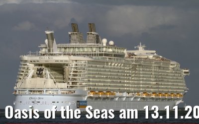 Oasis of the Seas am 13.11.2010 auslaufend Fort Lauderdale