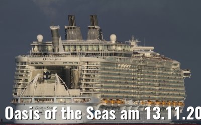 Oasis of the Seas am 13.11.2010 auslaufend Fort Lauderdale