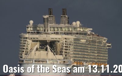 Oasis of the Seas am 13.11.2010 auslaufend Fort Lauderdale