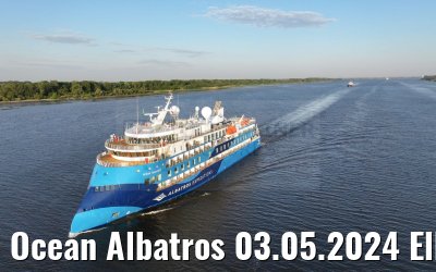 Ocean Albatros 03.05.2024 Elbe near Wedel