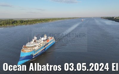 Ocean Albatros 03.05.2024 Elbe near Wedel