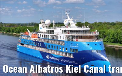 Ocean Albatros Kiel Canal transit 04.05.2024