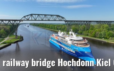 railway bridge Hochdonn Kiel Canal 04.05.2024