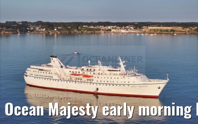 Ocean Majesty early morning Le Palais 07.07.2023