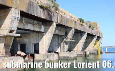 submarine bunker Lorient 06.07.2023