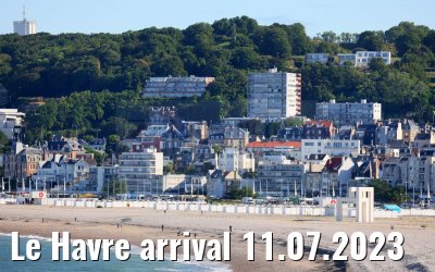 Le Havre arrival 11.07.2023