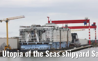 Utopia of the Seas shipyard Saint-Nazaire 09.07.2023