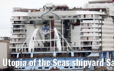 Utopia of the Seas shipyard Saint-Nazaire 09.07.2023
