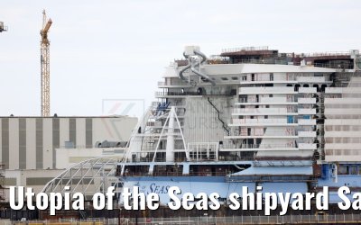 Utopia of the Seas shipyard Saint-Nazaire 09.07.2023