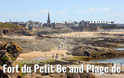 Fort du Petit Be and Plage de Bon-Secours, Saint-Malo 04.06.2023