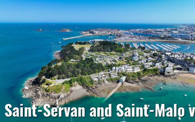 Saint-Servan and Saint-Malo view 04.06.2023