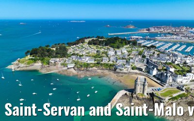Saint-Servan and Saint-Malo view 04.06.2023