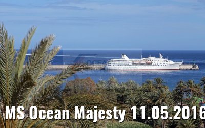 MS Ocean Majesty 11.05.2016 San Sebastian de la Gomera