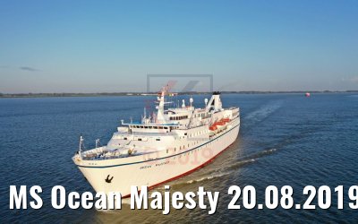 MS Ocean Majesty 20.08.2019 Elbe river