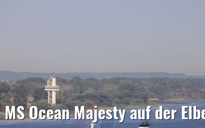 MS Ocean Majesty auf der Elbe bei Blankenese 07.08.2018
