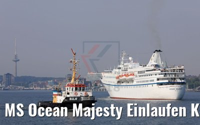 MS Ocean Majesty Einlaufen Kiel 02.06.2018