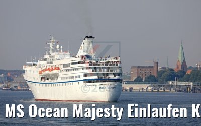 MS Ocean Majesty Einlaufen Kiel 02.06.2018