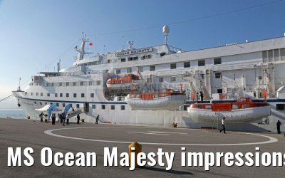 MS Ocean Majesty impressions from the port Tangier, Morocco 15.05.2016