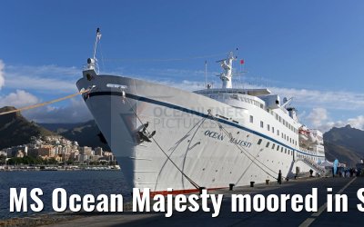 MS Ocean Majesty moored in Santa Cruz de Tenerife 12.05.2016