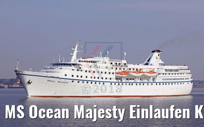 MS Ocean Majesty Einlaufen Kiel 02.06.2018