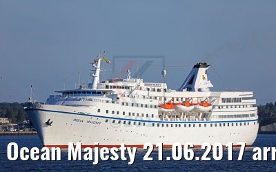 Ocean Majesty 21.06.2017 arriving Kiel