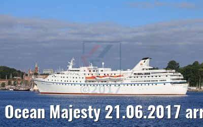 Ocean Majesty 21.06.2017 arriving Kiel