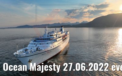 Ocean Majesty 27.06.2022 evening light Tjeldsund