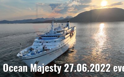 Ocean Majesty 27.06.2022 evening light Tjeldsund