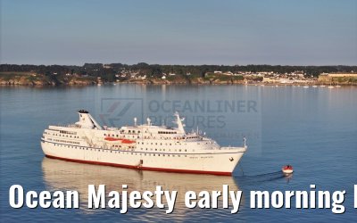 Ocean Majesty early morning Le Palais 07.07.2023