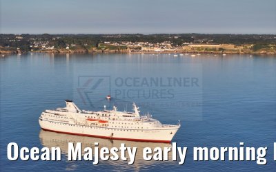 Ocean Majesty early morning Le Palais 07.07.2023