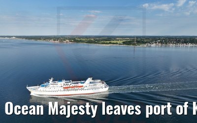 Ocean Majesty leaves port of Kiel 02.07.2022