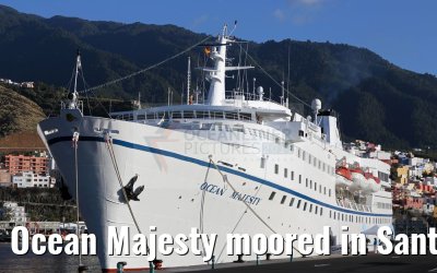 Ocean Majesty moored in Santa Cruz de la Palma 11.05.2016