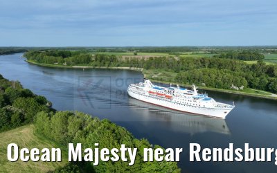 Ocean Majesty near Rendsburg NOK 29.05.2023