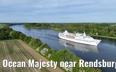 Ocean Majesty near Rendsburg NOK 29.05.2023