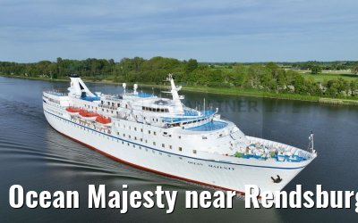 Ocean Majesty near Rendsburg NOK 29.05.2023