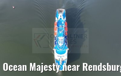 Ocean Majesty near Rendsburg NOK 29.05.2023