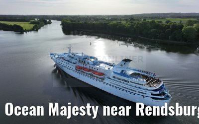Ocean Majesty near Rendsburg NOK 29.05.2023