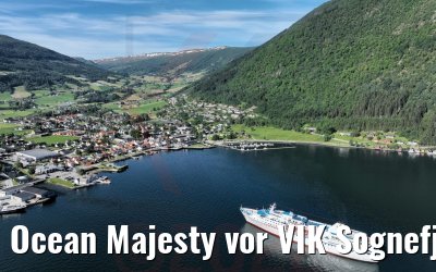 Ocean Majesty vor VIK Sognefjord 30.06.2022