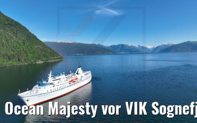 Ocean Majesty vor VIK Sognefjord 30.06.2022